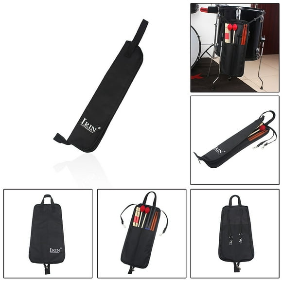 Drum Stick Bag Case Water-resistant 600D with Carrying Strap for Drumsticks