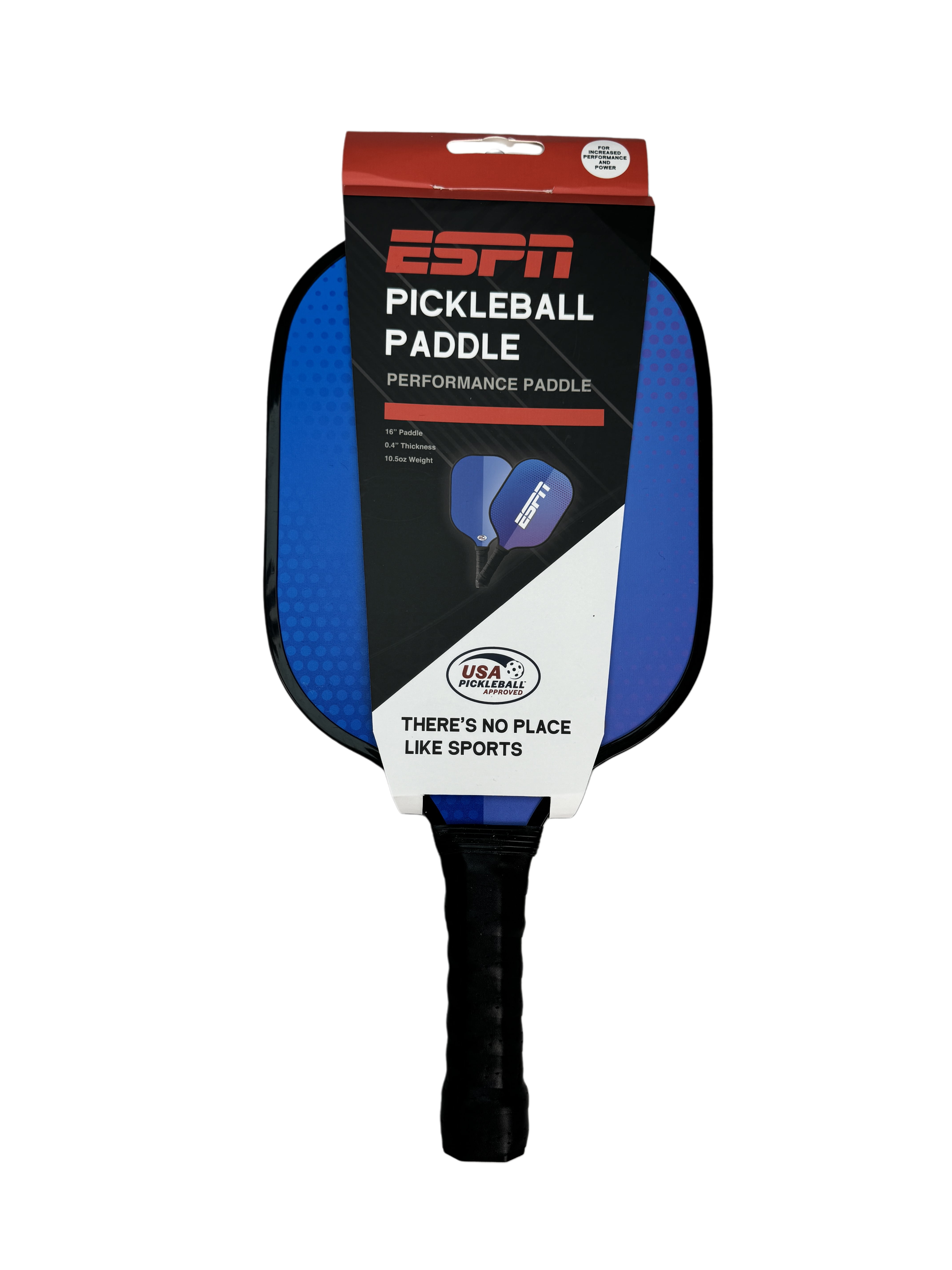 (2 pack) ESPN Wooden Performance Pickleball Paddle, Blue