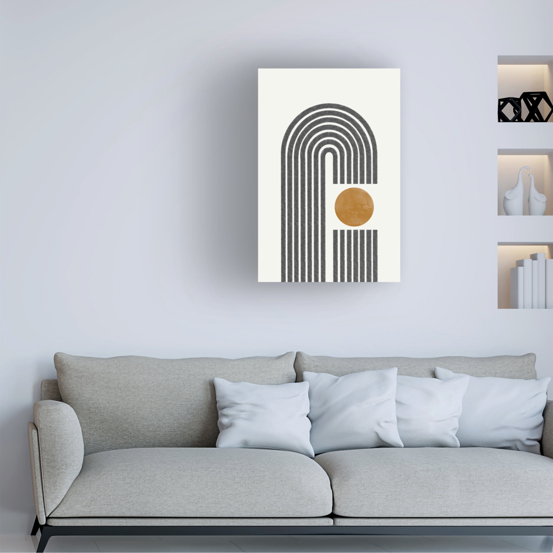 Trademark Fine Art THE MIUUS STUDIO Arch No4 Canvas Wall Art