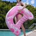 thumbnail image 4 of Pool Floats with Canopy, Adult, Inflatable Pool Lounge Chairs, Floating Chair for Adults, Inflatable Floaties for Party Beach Summer Water Fun, 4 of 5