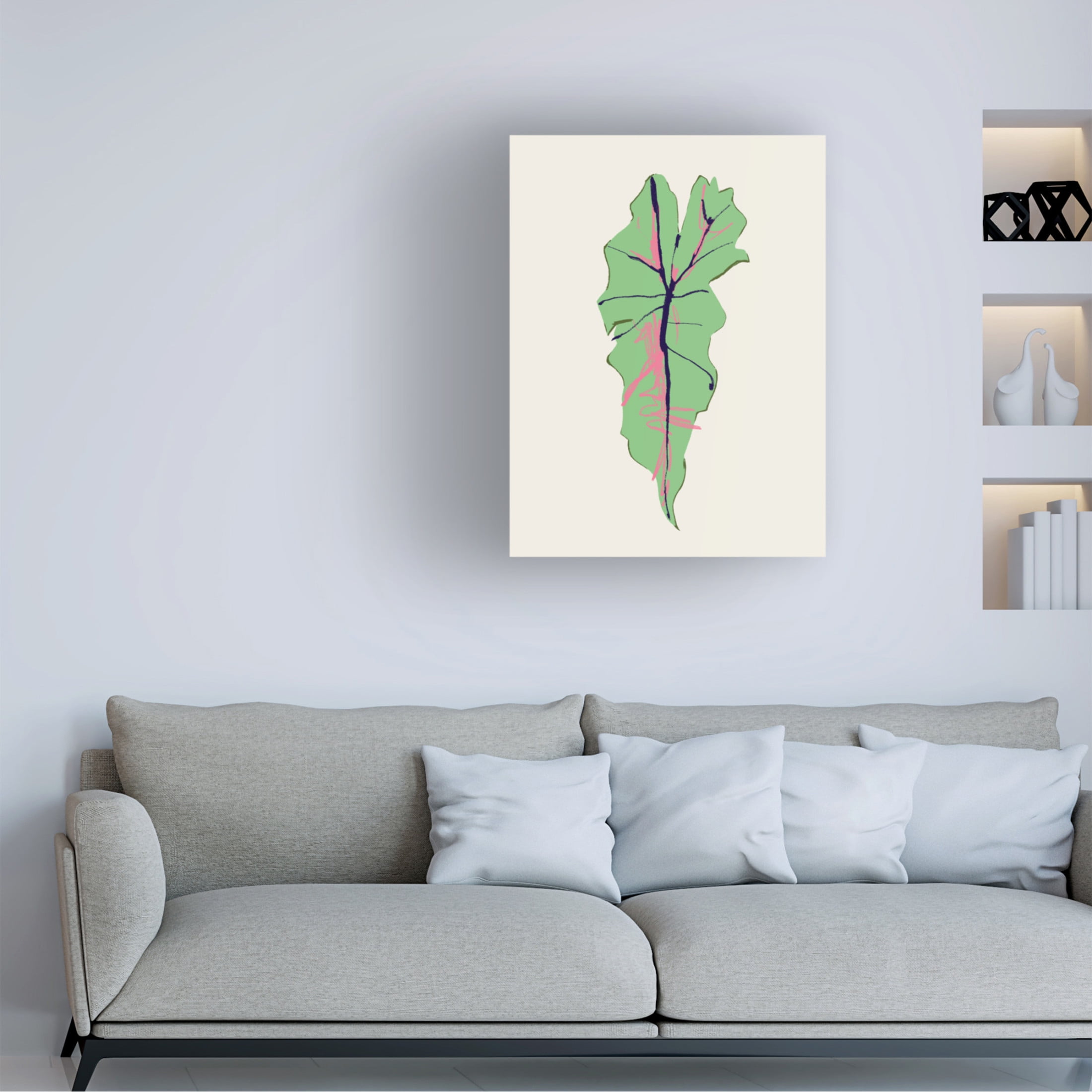 Trademark Fine Art Francesco Gulina Alocasia Polly Canvas Wall Art