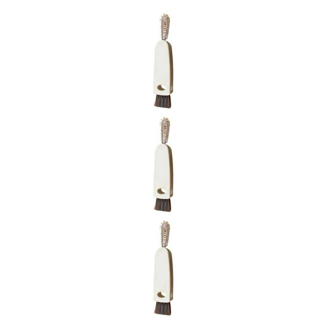 Toystoory Tapas de botellas Cepillo de ranura Multifuncional Mango largo Mini Removedor de polvo Herramienta de de plástico tres en Cocina Gris Type1 NO1