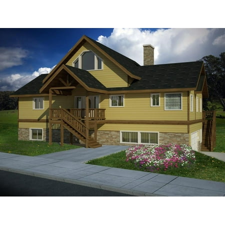 001-2080: ICF Craftsman 3 Bed 3 Bath Luxury Home Plan 3378 Sq Ft: Full Blueprints with License to Build by Home Plan Marketplace – Lesuto