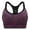 Red, variant on Sports Bras for Women, Seamless Yoga Sports Tank Bra with Detachable Built in Pad