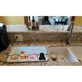 thumbnail image 2 of Merry Christmas Carolers Bouvier des Flandres Dish Drying Mat, 2 of 4
