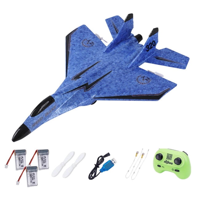 Pneador de del del aeropno 2.4G 2CH fija RC para Batería azul 3x SM SunniMix Avión RC