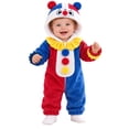 thumbnail image 3 of CUZIBR Halloween Girl Boy Fuzzy Onesie Carnival Romper Jumpsuit Long Sleeve Eye-Catching Trick or Treat Clothes,Red,1-3 Months, 3 of 8