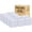 White, variant on Gold Textiles Premium Grey Hand Towels 4 Packs 16x30 inches for Bathroom 100% Ring Spun Cotton Towel