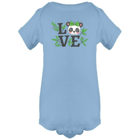 

Love Panda Bodysuit Infant -Image by Shutterstock 6 Months
