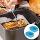 thumbnail image 4 of Monstrate Freidora de aire, placa para hornear, temperatura, revestimiento que no se decolora, cesta de silicona reutilizable, cocina, barbacoa, barbacoa, Cocina y Comedor Azul 2 piezas Monstrate HA068518-02, 4 of 6