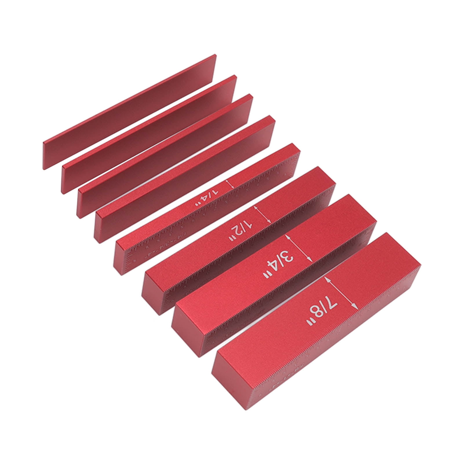 Setup Blocks Height Gauge Set, Aluminum Alloy Woodworking Height Gauge