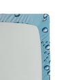 thumbnail image 2 of Ambesonne Modern Fitted Sheet, Glass with Water Marks, Queen Size, Pale Blue White, 2 of 2