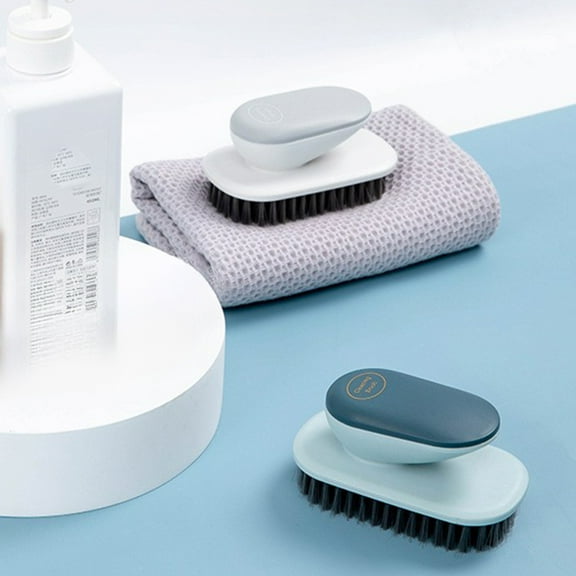 Laundry Brush Household Cleaning Brush with Soft Bristles for Clothes and Shoes Non-Stick Easy Grip Handle for Efficient Scrubbing Perfect for Home Use and Restroom Cleaning Tasks AKLJWH