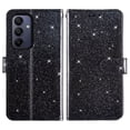 thumbnail image 3 of Asuwish Compatible with Samsung Galaxy A15 5G/4G Wallet Phone Case and Tempered Glass Screen Protector Flip Credit Card Holder Stand Bling Glitter Cell Cover for A 15 G5 15A Women Men Black, 3 of 7
