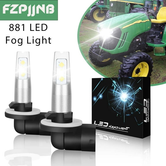 FZPJJNB 2 LED Light Bulbs for Deere 4520 4630 4700 4710 4720 2038R 2032R 3025E, 6000K White, 2-Pack