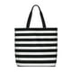 thumbnail image 1 of Easygdp Black And White Stripes Bolsa Tote para Mujer, Bolso de Hombro para Trabajo, Playa, Viajes, Compras y Supermercado, 1 of 7