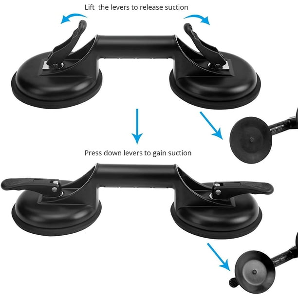 Orange Floor Gap Fixer Tool – 45° Striking Surface With Suction Cup & Sticky Pads For Laminate, Wood, Vinyl