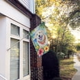 thumbnail image 2 of Great Pyrenees Luau House Flag, 2 of 7