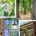 thumbnail image 5 of SNYNUXX 2 Packs Heavy Duty Extended Reach Wall Mounted Deck Hook Wall Pole, Wall Bracket Direction and Length Adjustable Plant Bracket for Bird Feeders, Planters, Suet Baskets, Lanterns, Wind Chimes, 5 of 8