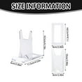 thumbnail image 3 of Xloro Clear Acrylic Display Stand Adjustable Easel Desktop Holder for Books Phones Photos & Collectibles Transparent Stand for Home Office Shelf Display (1Pc 2"x5"x4"), 3 of 9