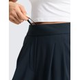 thumbnail image 4 of CRZ YOGA 4-Way Stretch Wide Leg Work Pants for Women 29.5" Bussiness Casual Trousers with Pockets, 4 of 5