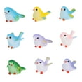 thumbnail image 6 of SOPOTUTU Resin Bird Figurine Assorted Color 9Pcs 1.06X0.98X0.79In, 6 of 8