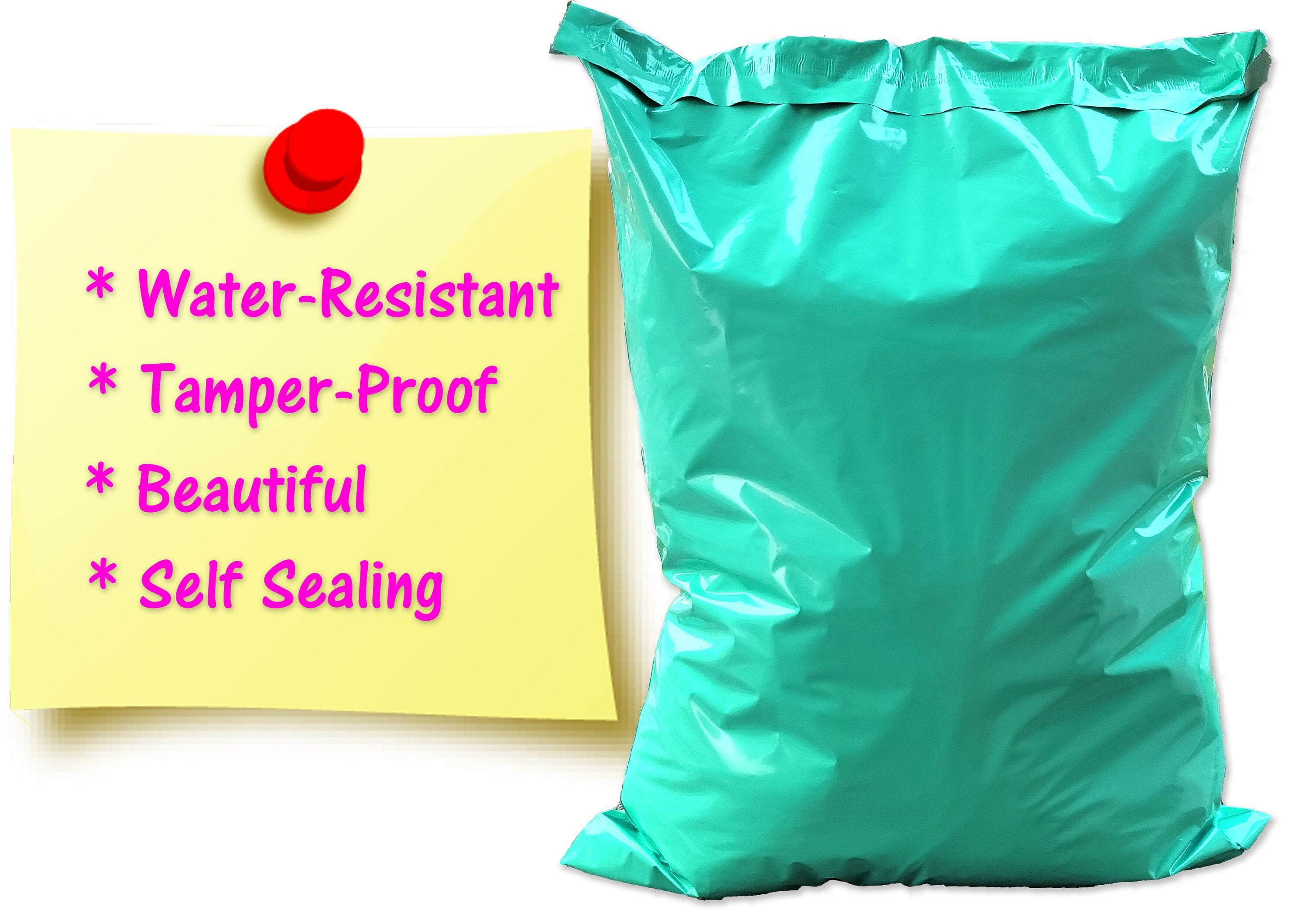 12x15.5 Inch Colored Poly Mailers, Large Business Shipping Mailers, Flat SelfSealing Fun