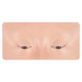 thumbnail image 1 of Tablero de práctica de silicona Modelo de cara reutilizable Cara realista Maquillaje de ojos Pintura facial para practicar para Zulema Tablero de práctica, 1 of 8