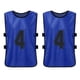 thumbnail image 5 of 6 PCS Adults Soccer Pinnies Quick Drying Football Team Jerseys Youth Sports Scrimmage Soccer Team Training Numbered Bibs Practice Sports Vest, 5 of 5