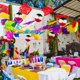 thumbnail image 4 of Adorno de PAPEL PICADO ARTEMEX ESFERA Y COLGANTE MEDIANA TRICOLOR para FIESTA mexicana 10 piezas, 4 of 4