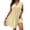 Yellow, variant on longantii Womens Plus Size Dresses Casual Empire Waist A-Line Sundress Modern Fit V Neck Boho Dress Smocked Eyelet Beach Vacation Mini Dress Pink 4XL
