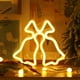 thumbnail image 5 of Fiudx Artículos en oferta con ofertas flash Decoración navideña Luces de neón Luces de modelado de copos de nieve Lámparas de mesa Luces decorativas para habitaciones Luces decorativas navideñas, 5 of 6