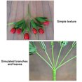 thumbnail image 4 of Moyic Un ramo de tulipanes de flores artificiales de 6 cabezas, simulación de fiesta de boda, decoración para el hogar, oficina, decoración Flores artificiales 1 Moyic HA7117-01B, 4 of 6