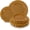 Brown, variant on 60PCS White Plastic Plates - Heavy Duty White Disposable Plates, Elegant Plastic Plates for Bridal Shower, Wedding and Party Including 30 Dinner Plates 10 '' & 30 Dessert Plates 7.5 ''