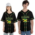 thumbnail image 4 of Personalized Jamaica Baseball Jersey Shirt, Custom Team Name Jamaican Baseball Jersey for Men and Women, Jamaica Country (4XL), 4 of 7