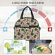 thumbnail image 4 of Fotbe Tropical Mask Flamingo Bolsa de Almuerzo con Estampado, Lonchera Aislada, Contenedores de Comida Reutilizables Tipo Cooler a Prueba de Fugas, 4 of 7