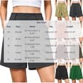 thumbnail image 3 of Qgtaibl Womens High Waisted Pleated Bermuda Shorts Rolled Hem Wide Leg Casual Shorts with Pockets Solid Color Loose Fit Work Office Shorts Zc_Black S, 3 of 7