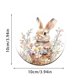 thumbnail image 3 of CaiYueKe Easter Bunny Wooden Coasters Heat Resistant Cup Mats for Dining Table Kitchen Decor Insulating Drinkware Protectors Cute Spring Home Decorations, 3 of 7