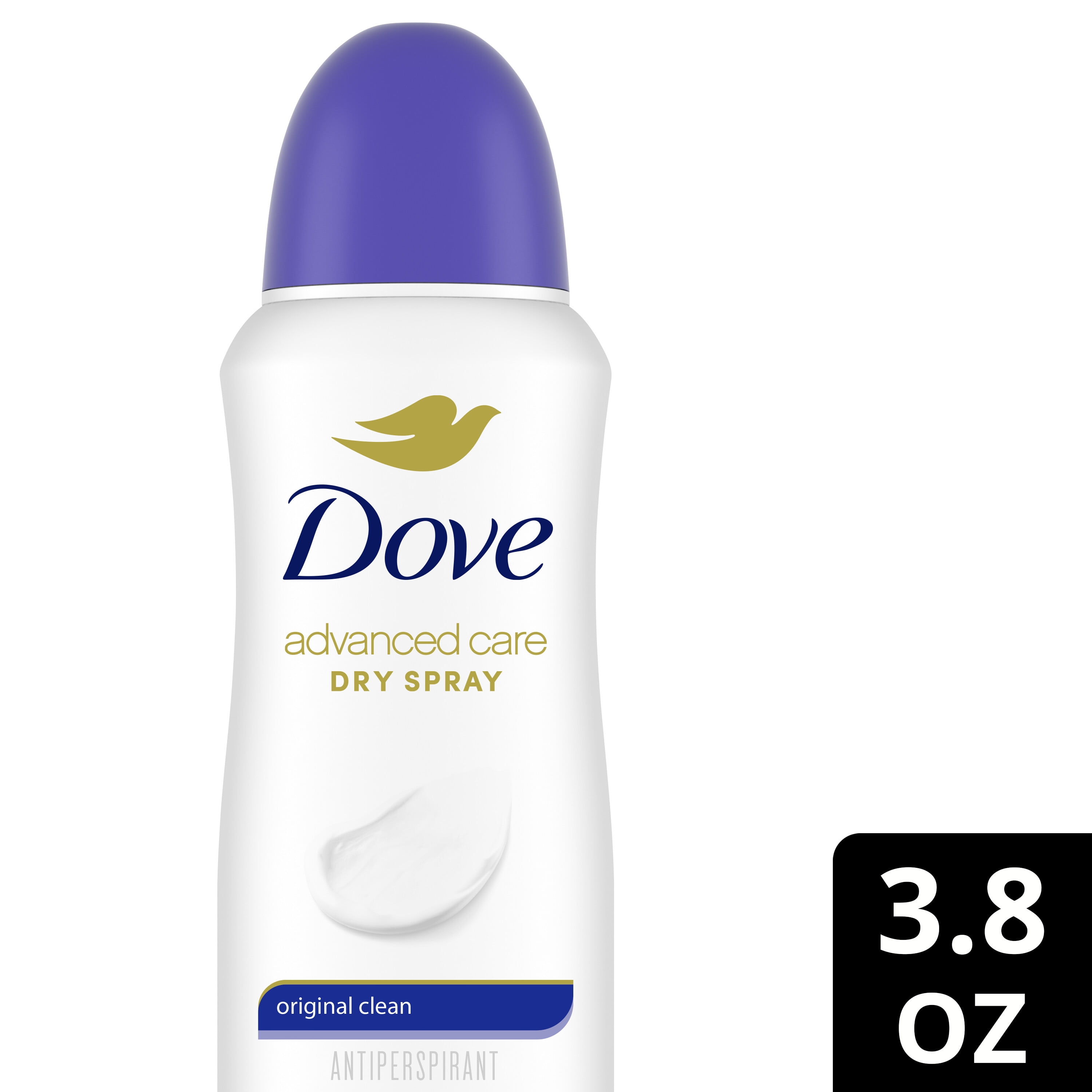 Dove Advanced Care Long Lasting Women's Antiperspirant Deodorant Dry Spray, Original Clean, 3.8 oz