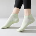 thumbnail image 2 of Babcutegg Womens Pilates Socks Tight Fitting Yoga Non-Slip Breathable and Comfortable Ankle Length Gym Wear Athletic Wear for Women Green Size Free Size, 2 of 7