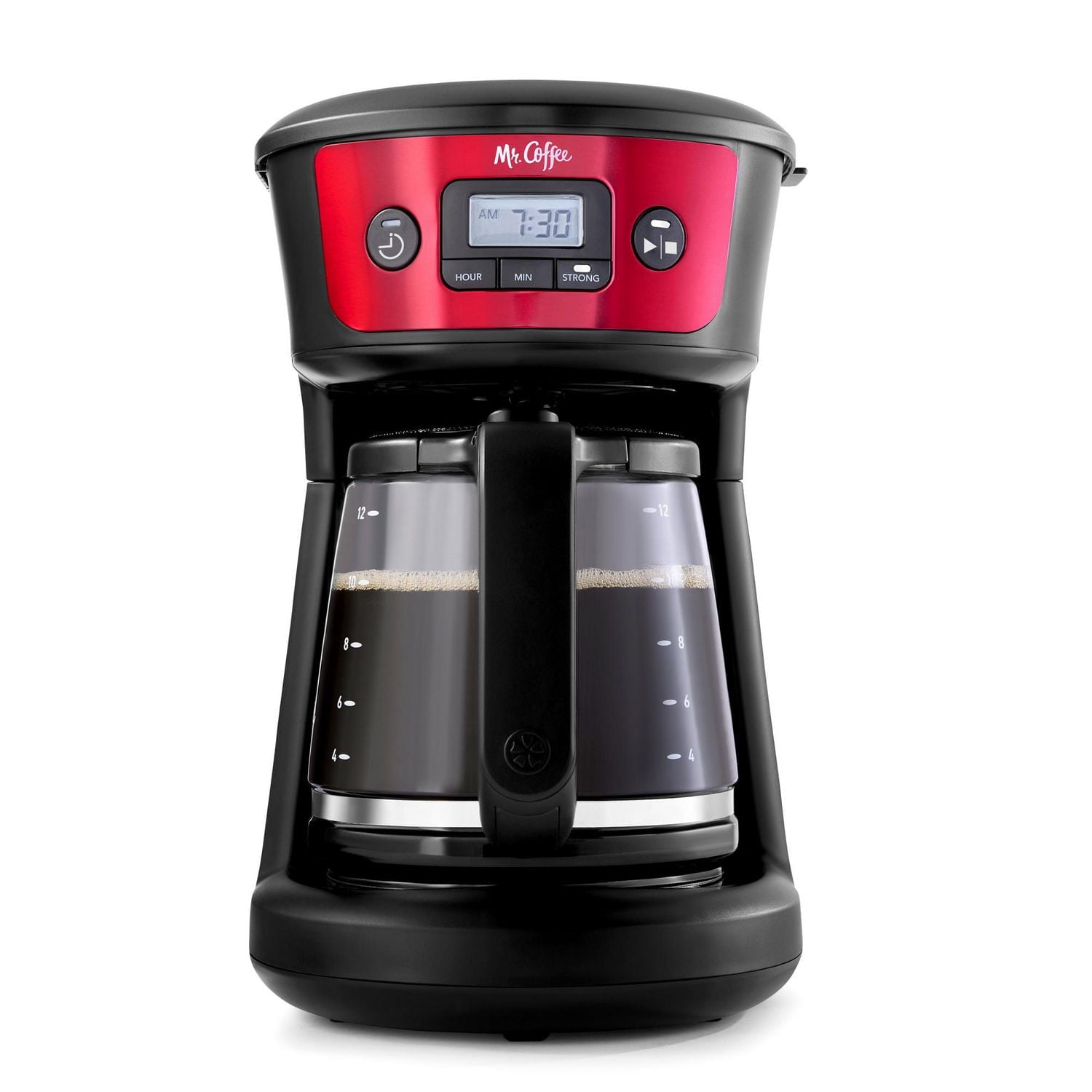 Mr. Coffee 12-Cup Programmable Coffeemaker with Strong Brew Selector