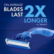 Gillette Sensor3 Comfort, Men's Disposable Shaving Razors, 4 Count