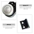 thumbnail image 3 of FENGGUIQU 1Pcs Rose Gold Zinc Alloy Rectangular Button Lock for Cabinet Door Handle Rv Accessory 1.97x1.57in, 3 of 6