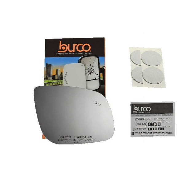 Fits 15-19 Sedona Right Pass Mirror Glass Lens w/ Blind Spot Icon* w/Adhesive