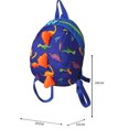 thumbnail image 5 of blue Mochila escolar para niños Mochila de dinosaurio Mochila bandolera, 5 of 5