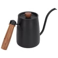 thumbnail image 3 of Goose Neck Coffee Pot, Accuracy Flows Control Ergonomic Handle Pour Over Coffee Kettle Scratch Resistance  For Home Beige,Black, 3 of 8