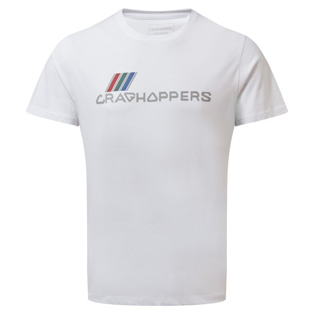 Craghoppers - Camiseta Mightie Círculo para Hombre (Blanco Óptico)