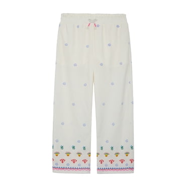 Wonder Nation Girls Smocked Waist Pant, Sizes 4-18 & Plus