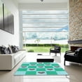 thumbnail image 6 of Ahgly Company Indoor Rectangle Patterned Light Sea Green Area Rugs, 2' x 5', 6 of 6