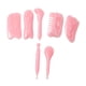 thumbnail image 3 of Herramientas de acupuntura Yinane resina natural peine facial Rosado, 3 of 5